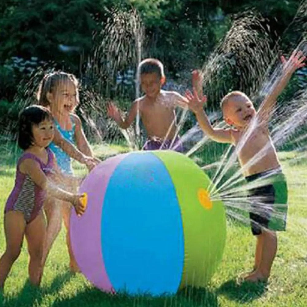 Pelota Inflable Lanza Agua 🌞💦